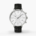 MVMTH Classical Leather Watch In Black